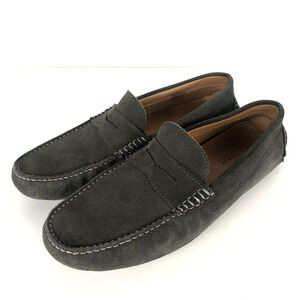 JACK‎ ERWIN Parker Suede Diving Loafer Men's Sz 10D Black Moccasin Comfort Spain